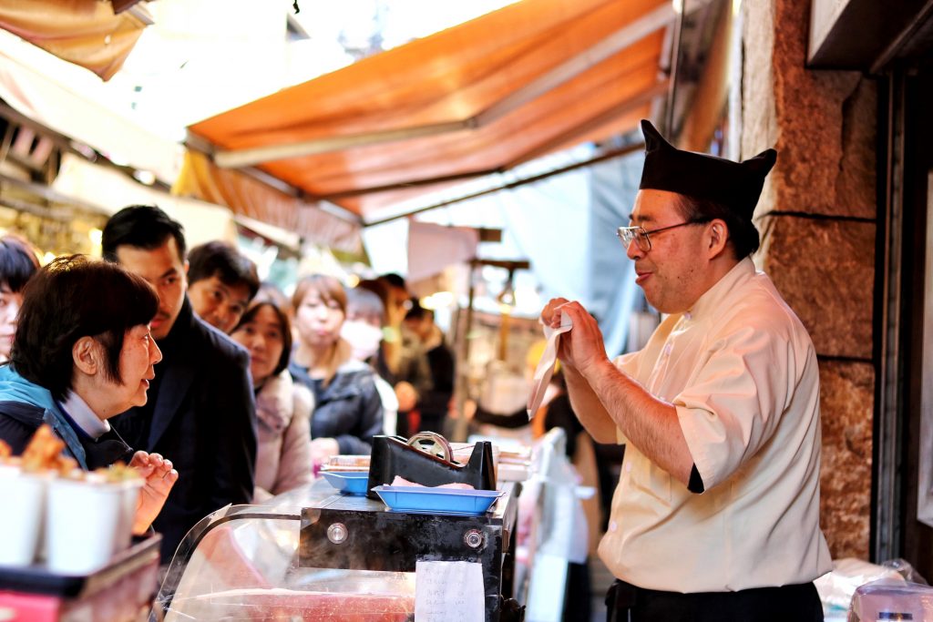 Tsukiji Market Merchant