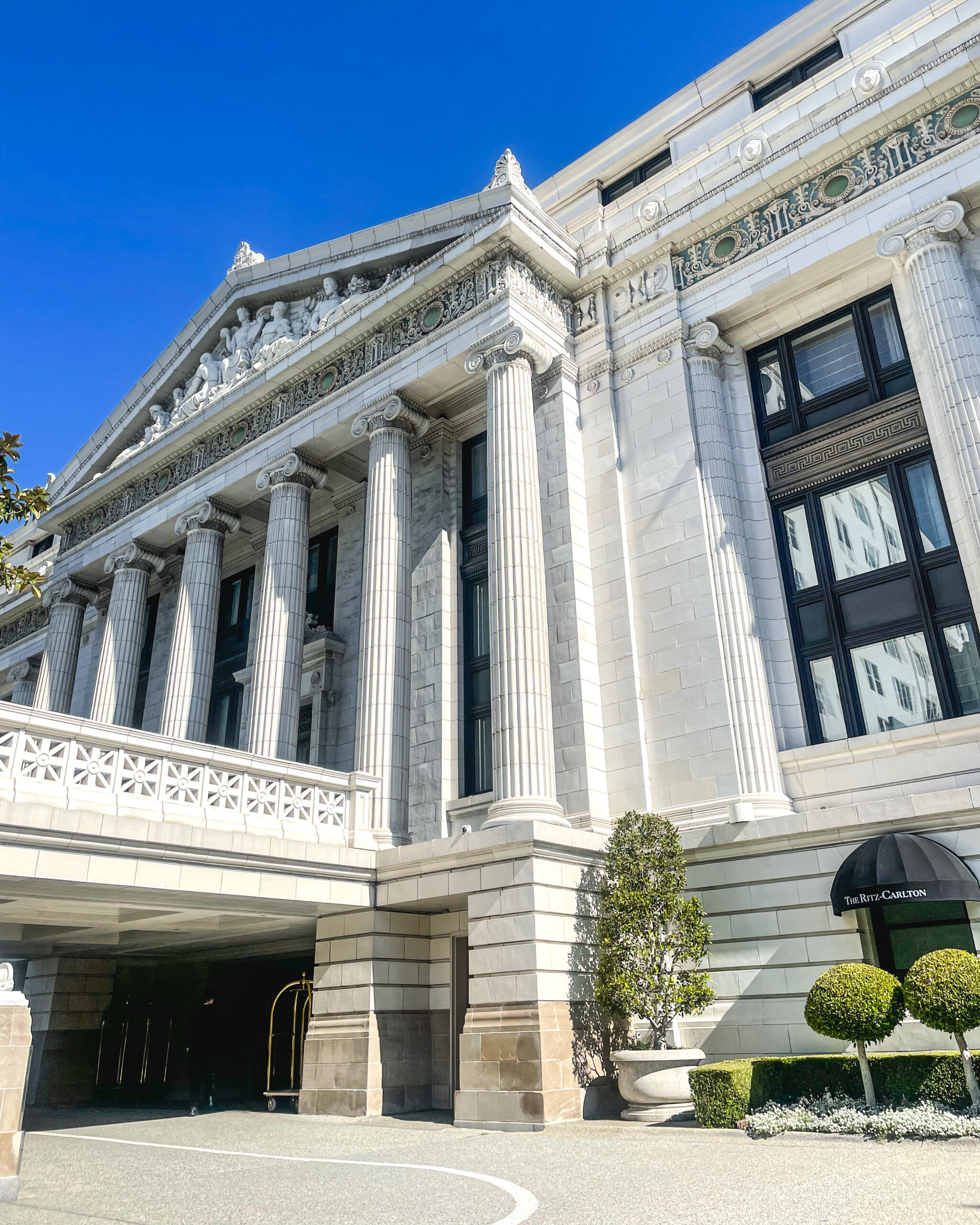The Ritz-Carlton, San Francisco, exterior of Neoclassical landmark